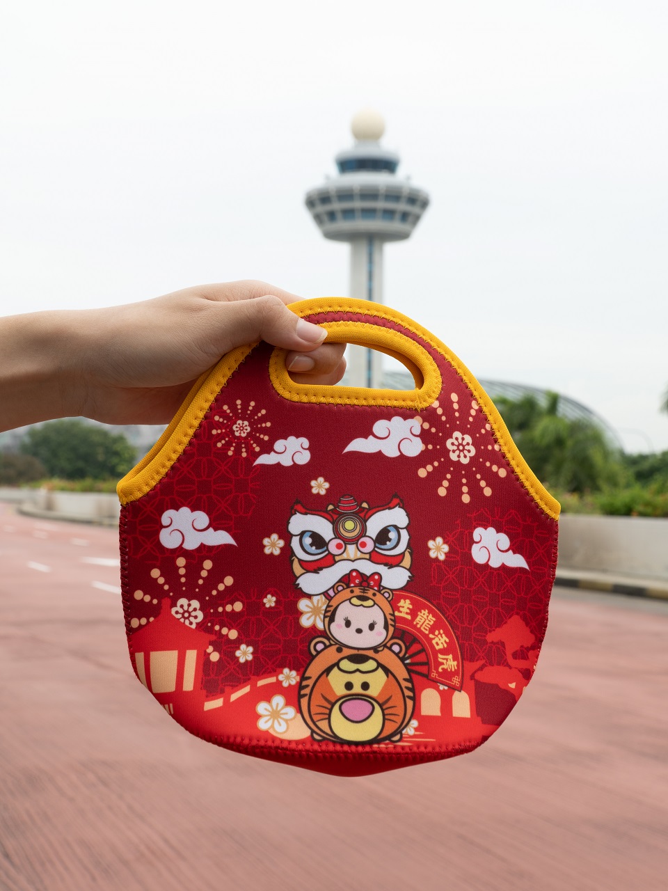 Disney Tsum Tsum mandarin orange bag from Changi Airport